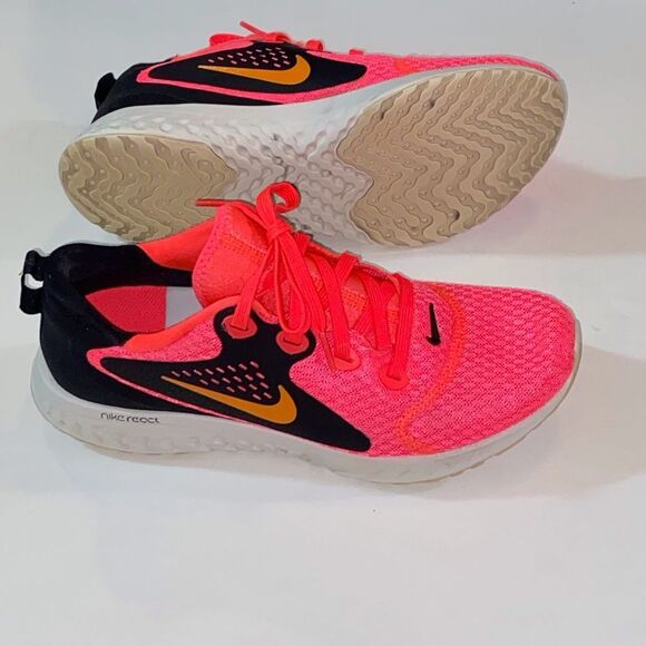 Nike AA1626-603 Women Legend React Sneakers in Bright Pink Accent Running Sz 8.5 - Picture 3 of 13